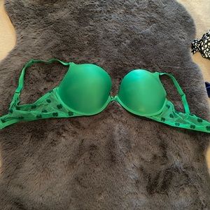 Victoria’s Secret Shamrock St Patrick’s Bra 36D